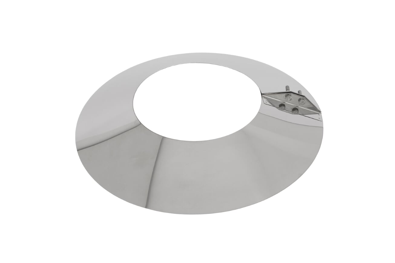 Wandrosette für Ofenrohr Durchmesser 200mm 0,5mm