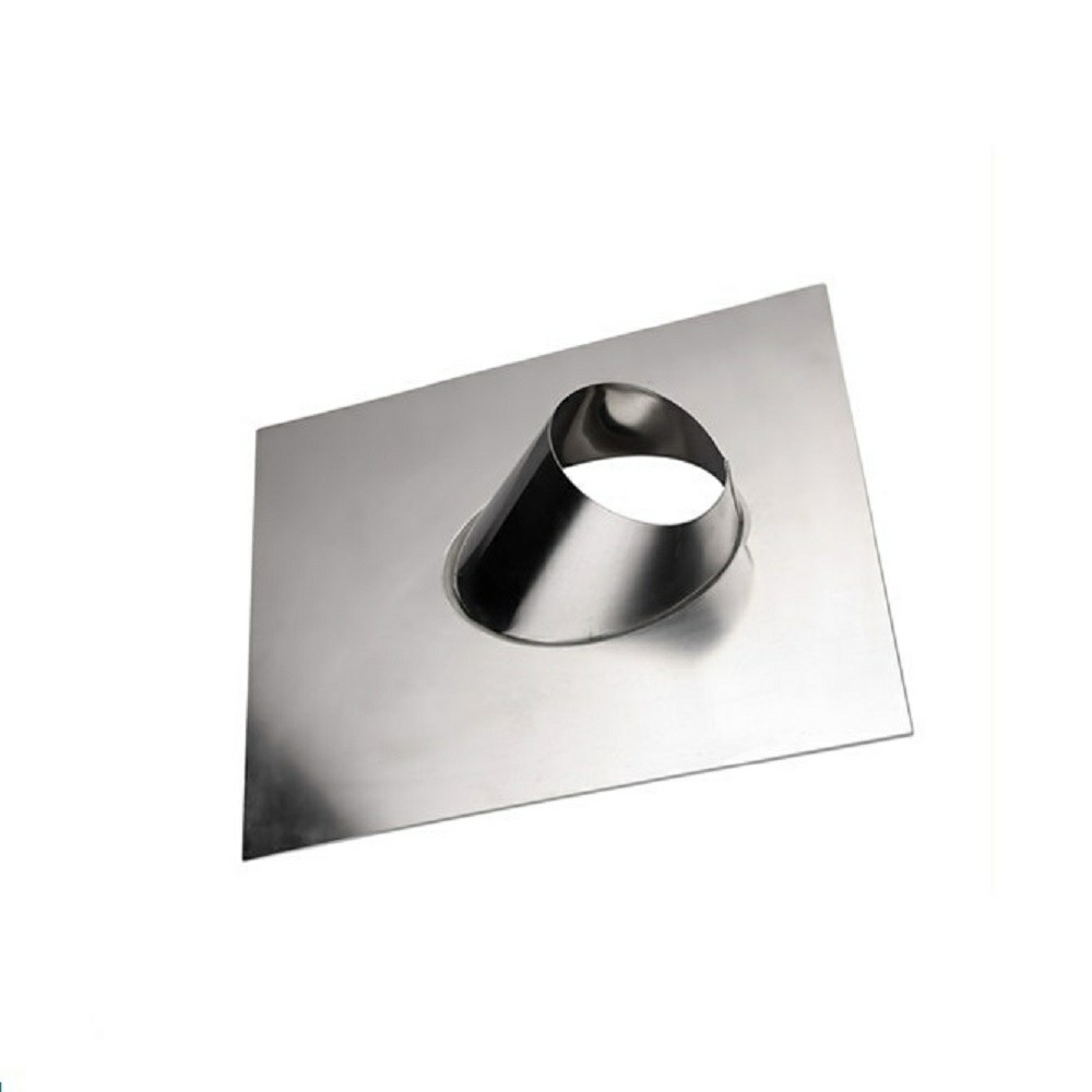 501013-Waterproof-board Wasserdichte Ofenrohr Dachplatte 45° 200mm 0,5mm