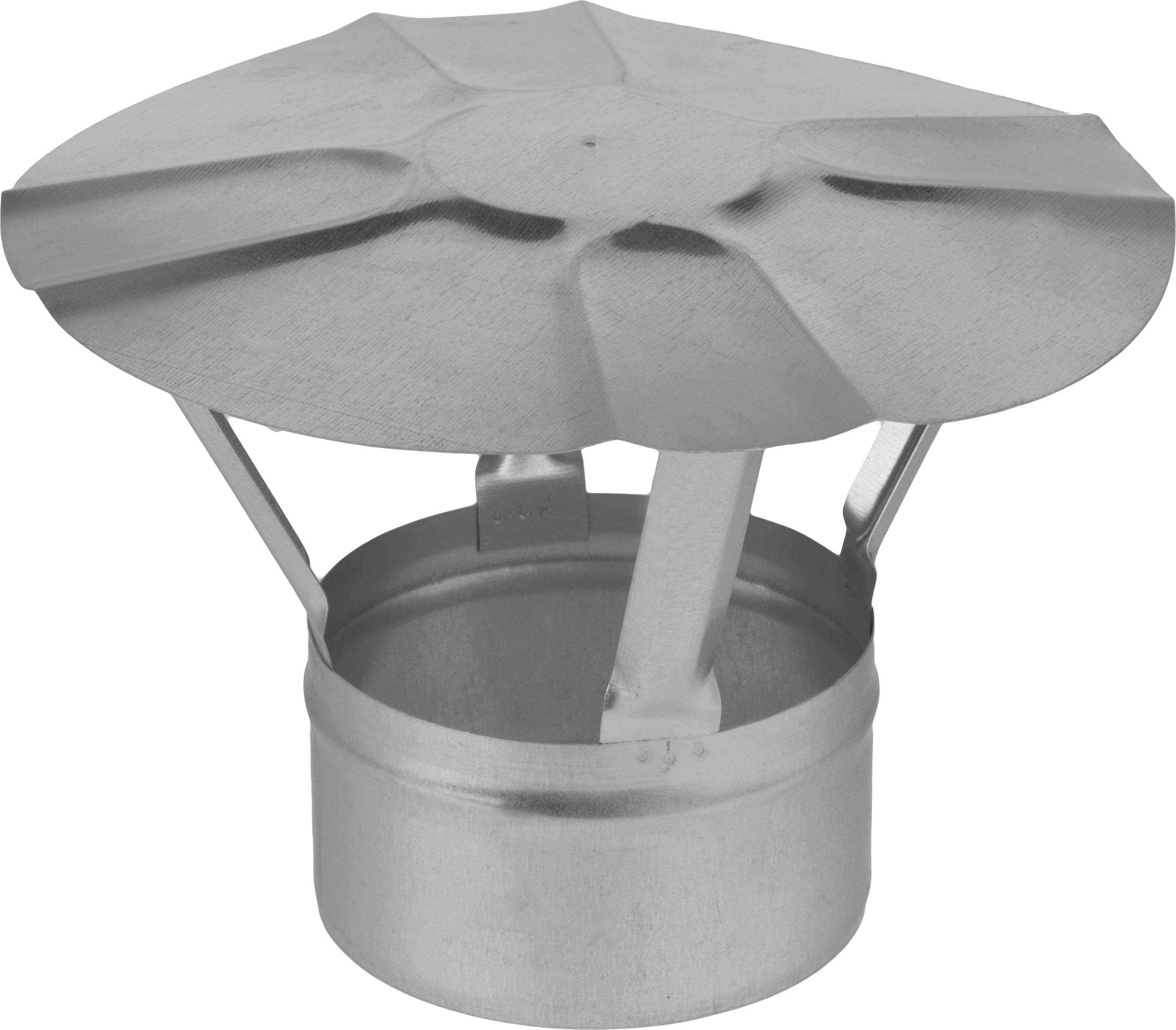 DPOK32N3kMOMgI8oAfn Regenhaube Regenkappe Galvanisiert ø130mm
