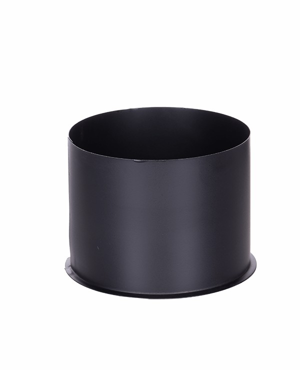 fumio-schoorsteen-insert-enkel-150-2mm-zwart Wandmuffe Schwarz 180mm 2,0mm