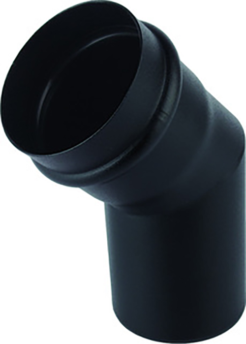 Rohrbogen 45* 80mm für Pelletöfen