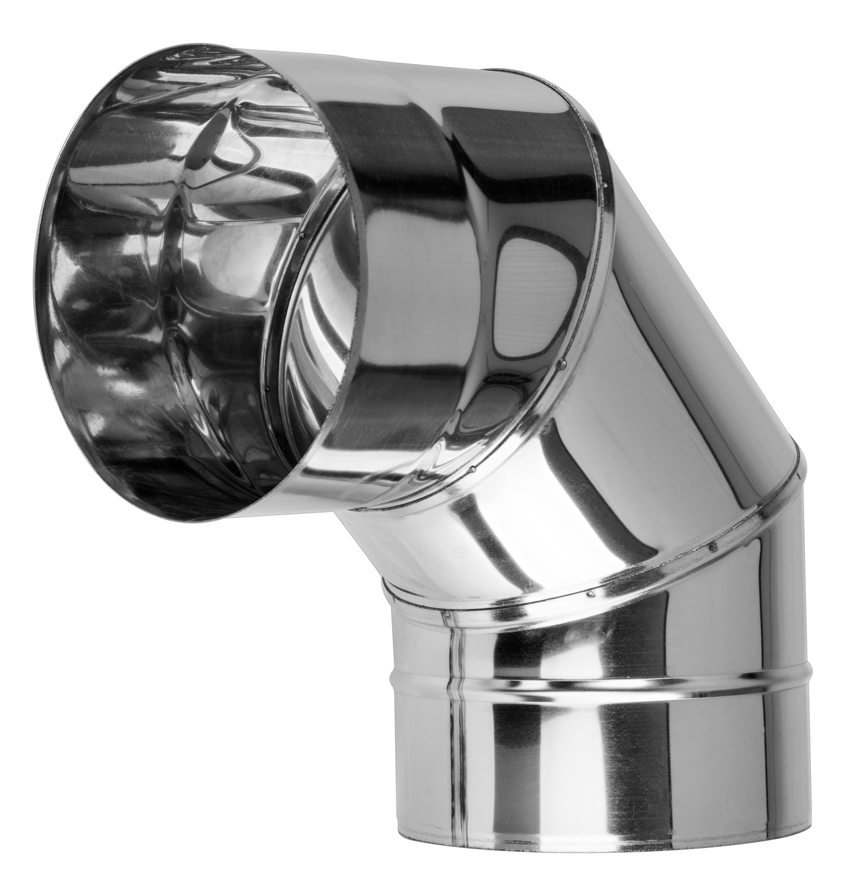KJ28-Elbow-90-pic Edelstahl Ofenrohr Bogen 90°. einwandig Ø150mm