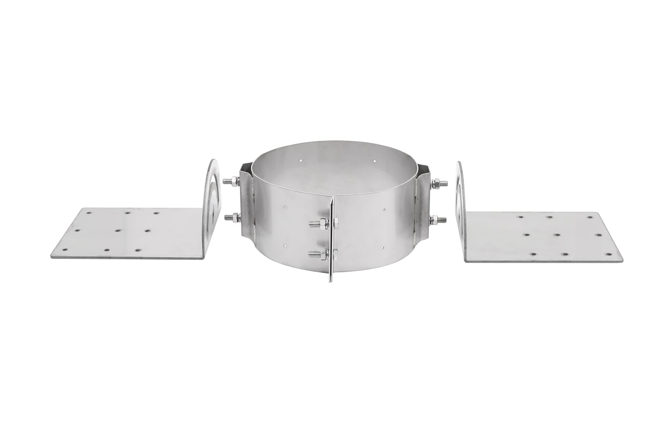 501012-Roof-support-bracket Rohrhalter Haltebügel Dachhalterung Stützwinkel Dachstütze 200mm 0,5mm