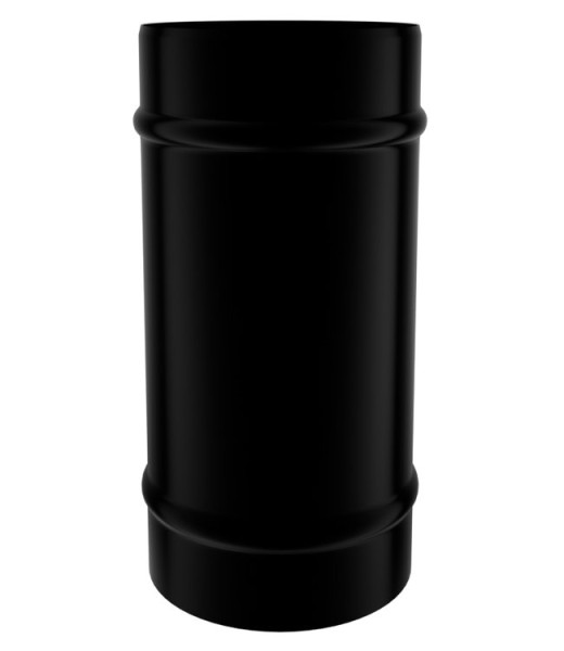 Ofenrohr 25 cm Schwarz, Ø150 mm 1mm